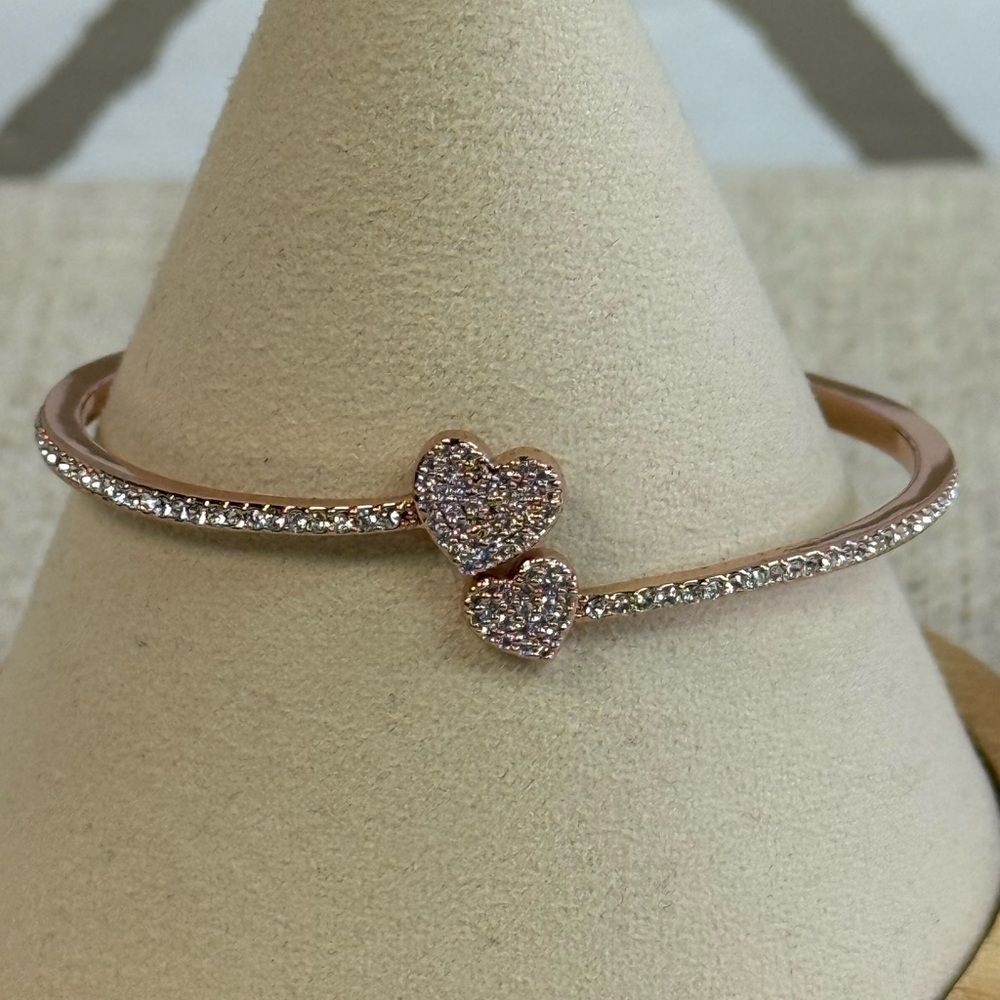 Kate Spade “Yours Truly” Rose Gold Hinge Bracelet
